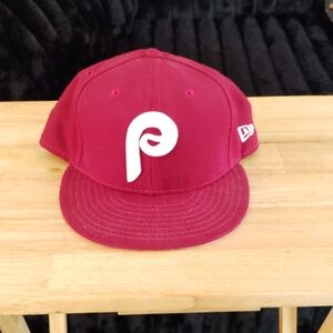 New Era Red Cap with White Logo